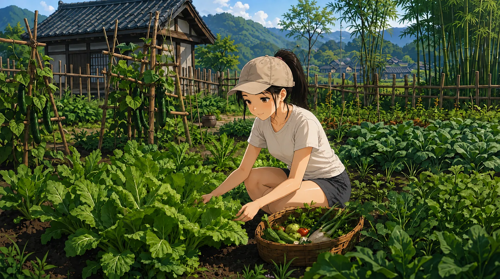 A person who lives close to the land. 
