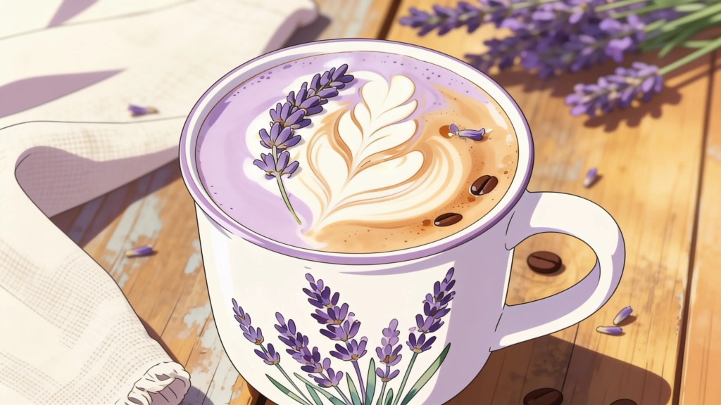 lavendar white chocolate mocha ... integrated gastronomy